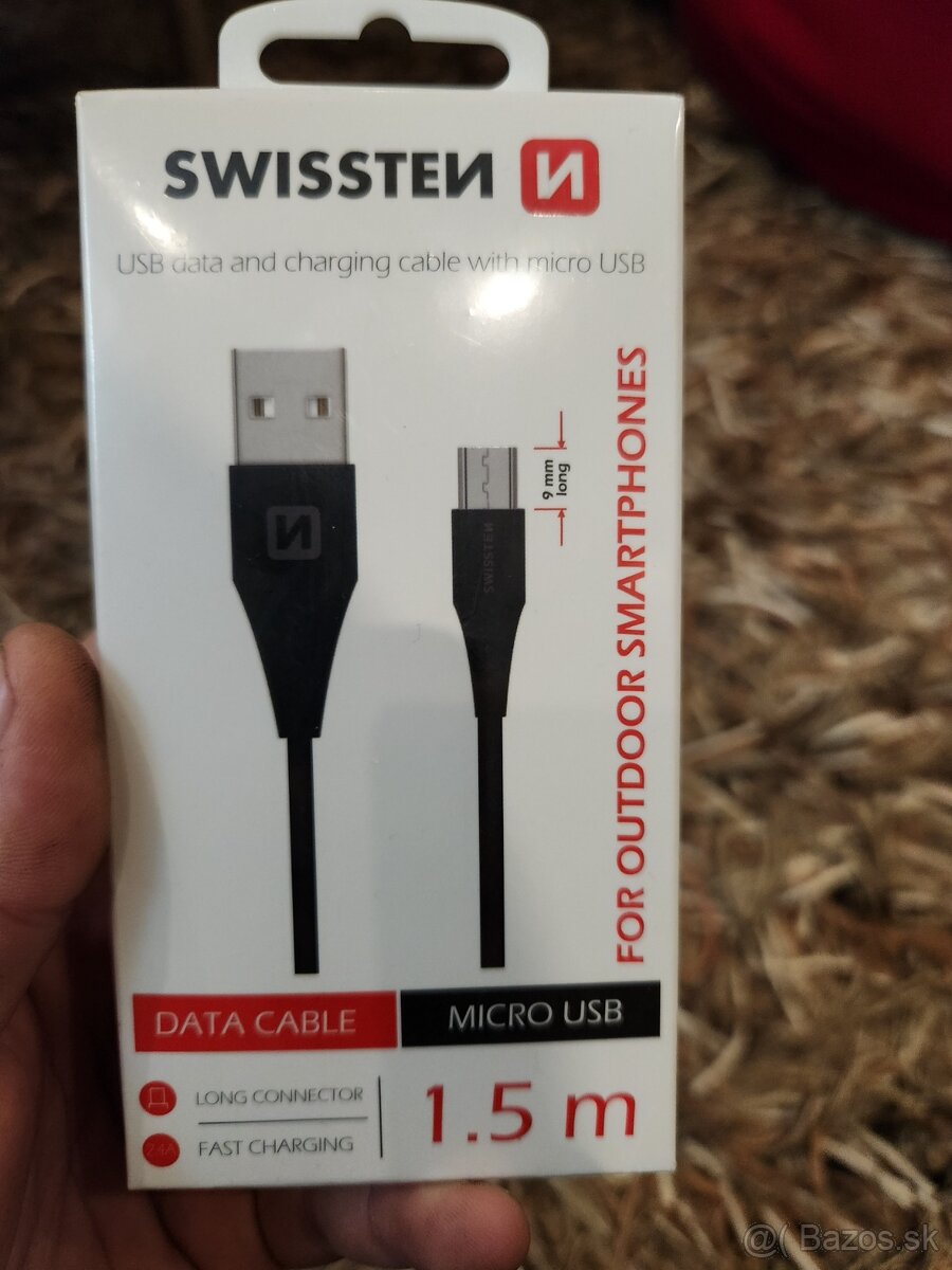 Novy micro USB kablik 5e