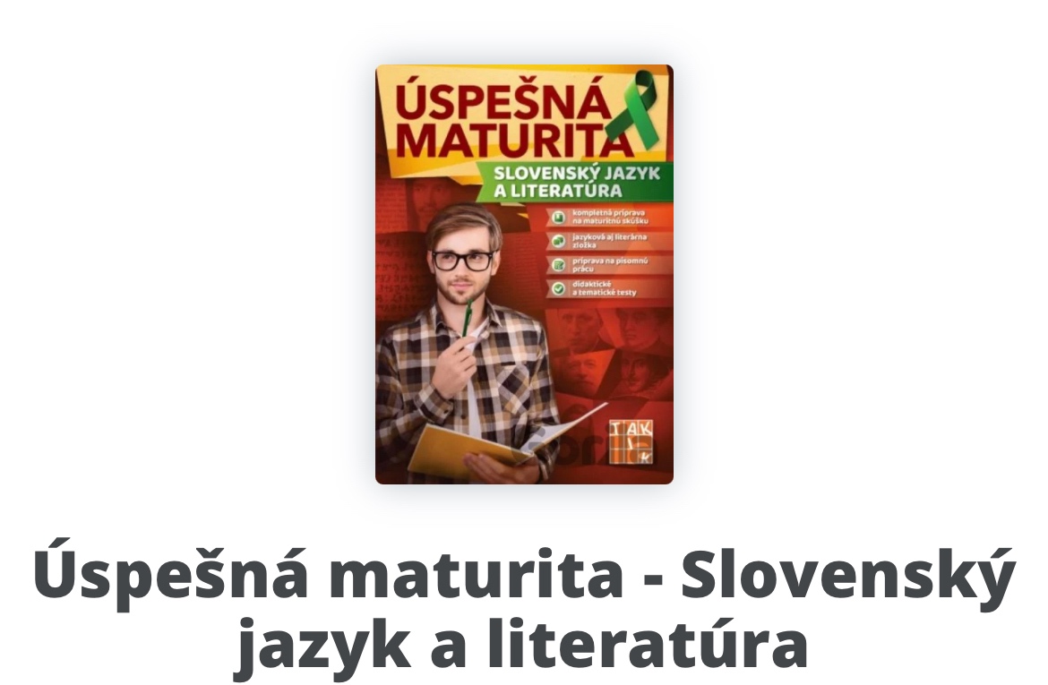 Úspešná maturita - Slovenský jazyk a literatúra