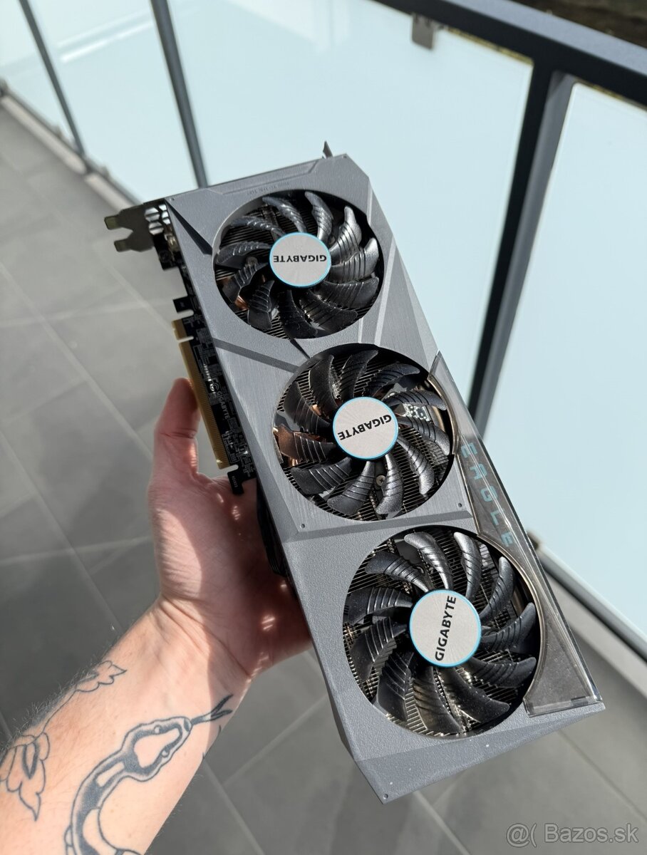 Nvidia RTX 3070 Ti Gigabyte Eagle OC 8GB, stav novej karty