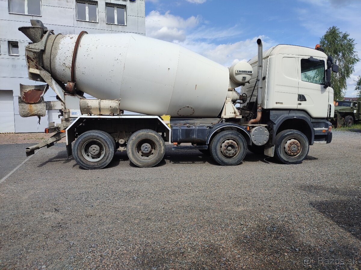 Scania R380 8x6 MIX Liebherr 9m3 Manuál