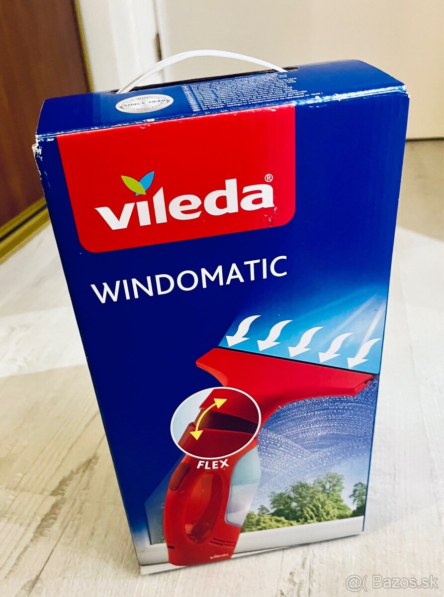 Vileda Windomatic Čistič okien červený - vysávač