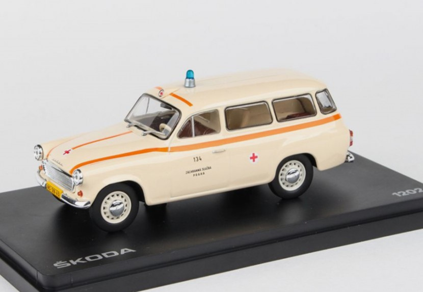 Model Škoda 1202 sanitka, 1:43 Abrex