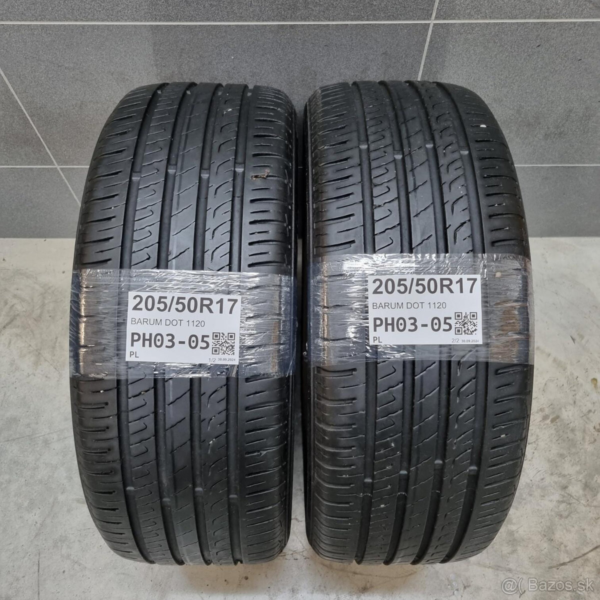 Letné pneumatiky 205/50 R17 BARUM DOT1120