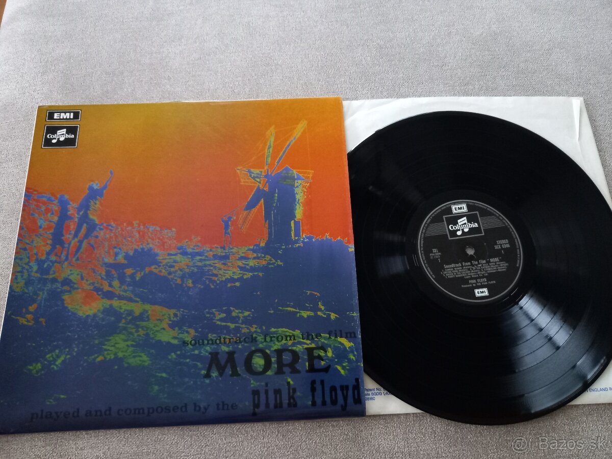 PINK FLOYD  „ More “  /Columbia  SCX 6346, 1969/ hudba k fil