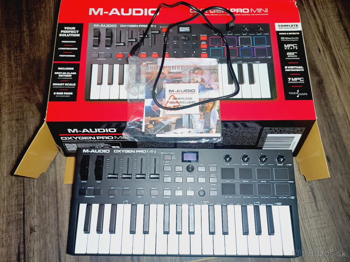 MIDI klávesy M-Audio Oxygen PRO Mini