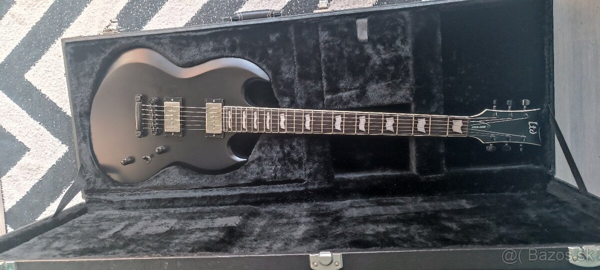 Predám elektrickú gitaru ESP LTD VIPER 400 Baritone Black