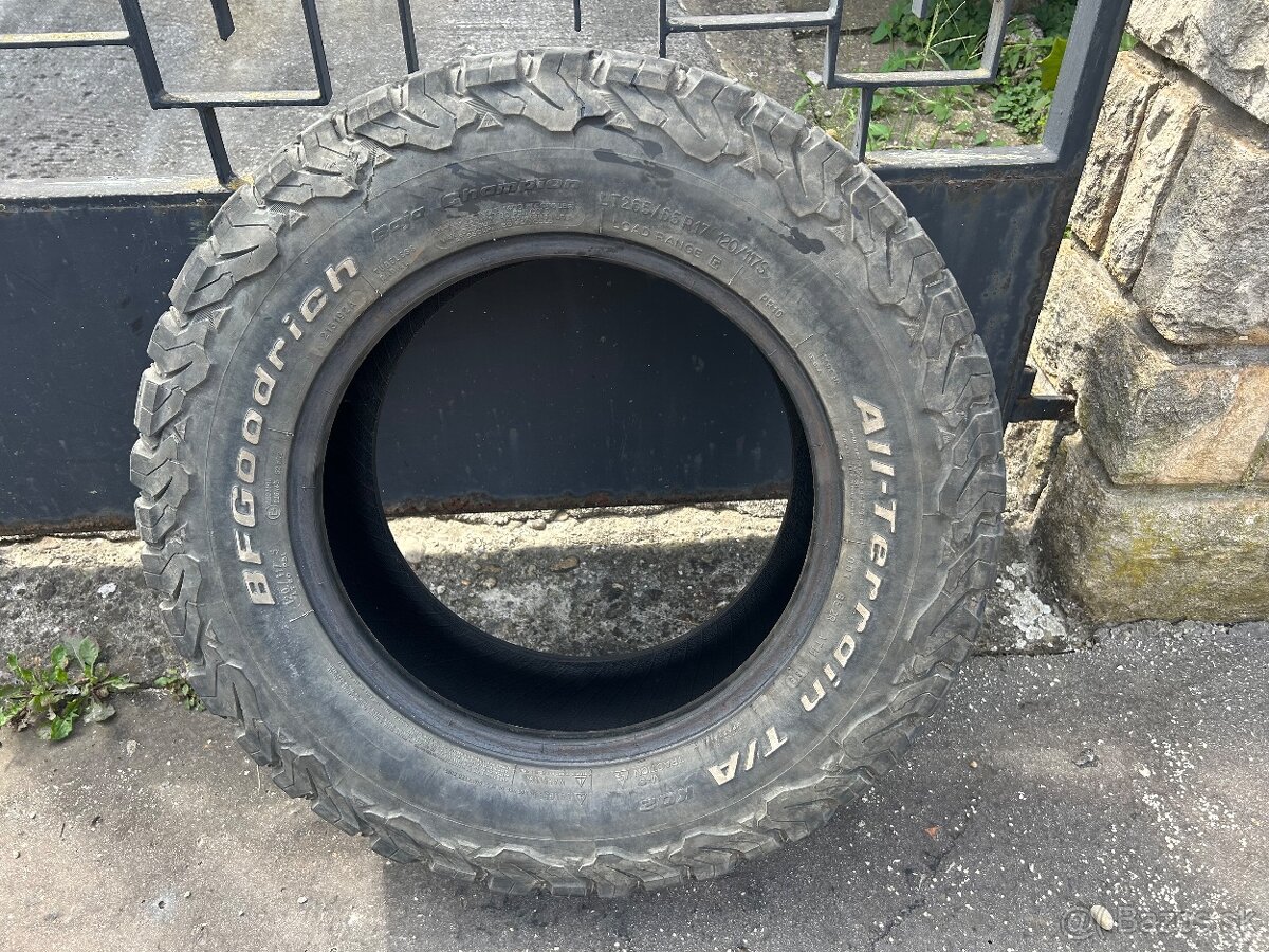 Predám BFgoodrich All-Terrain KO2 265/65 R17