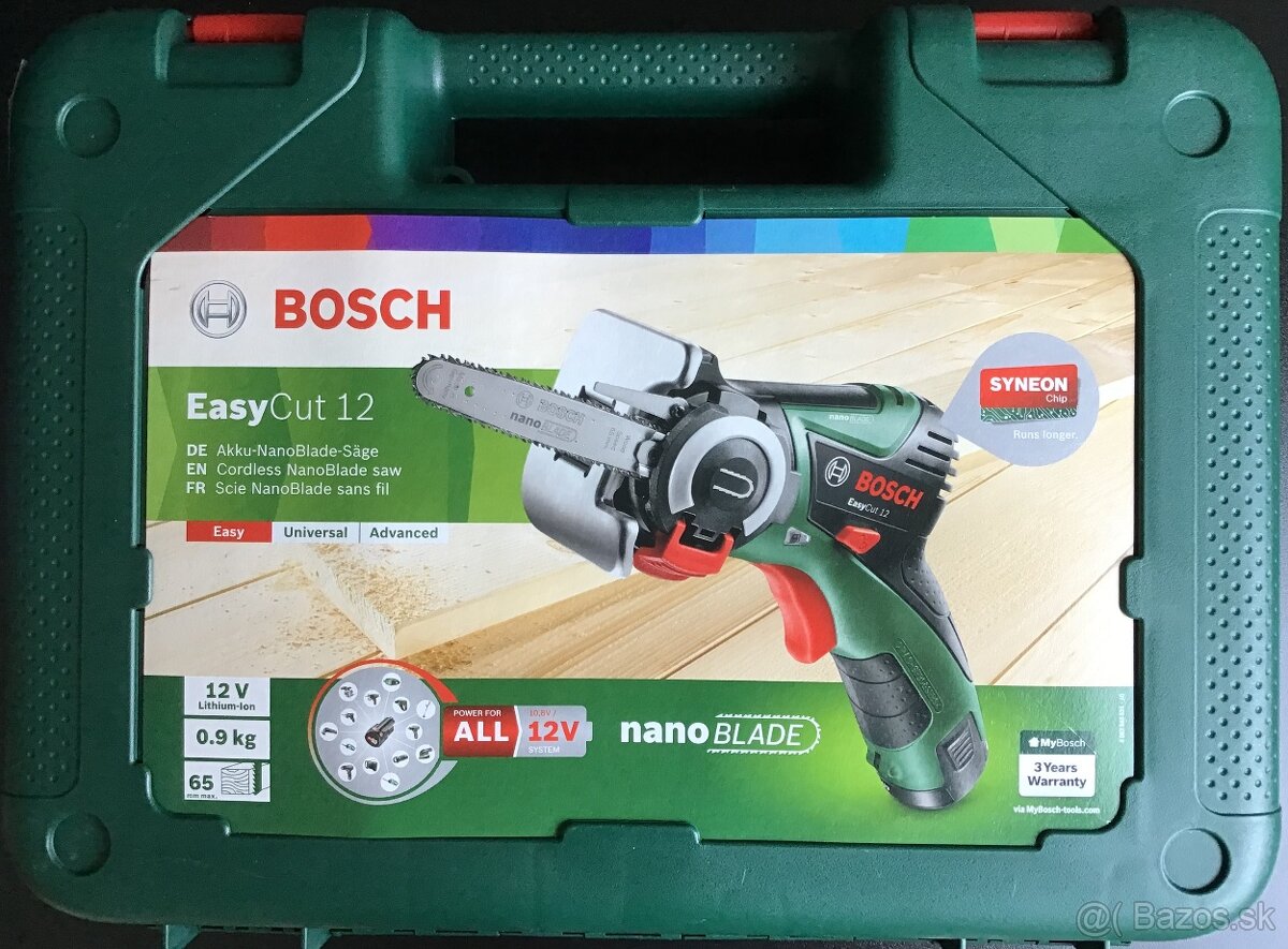 Akumulátorová píla NanoBlade Bosch EasyCut 12-NOVÁ, TOP STAV