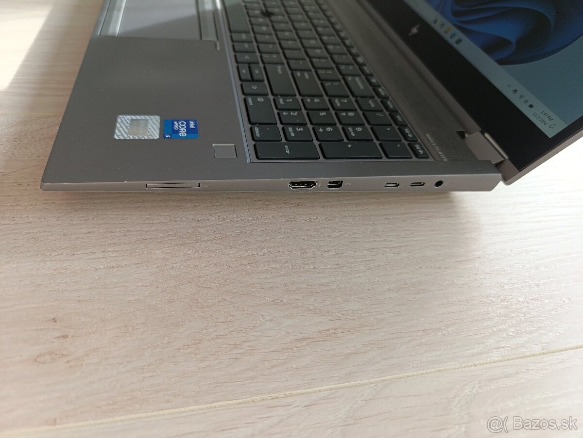 HP Zbook G8 Fury, i7 11850H, 32 GB RAM, Nvidia RTX A2000