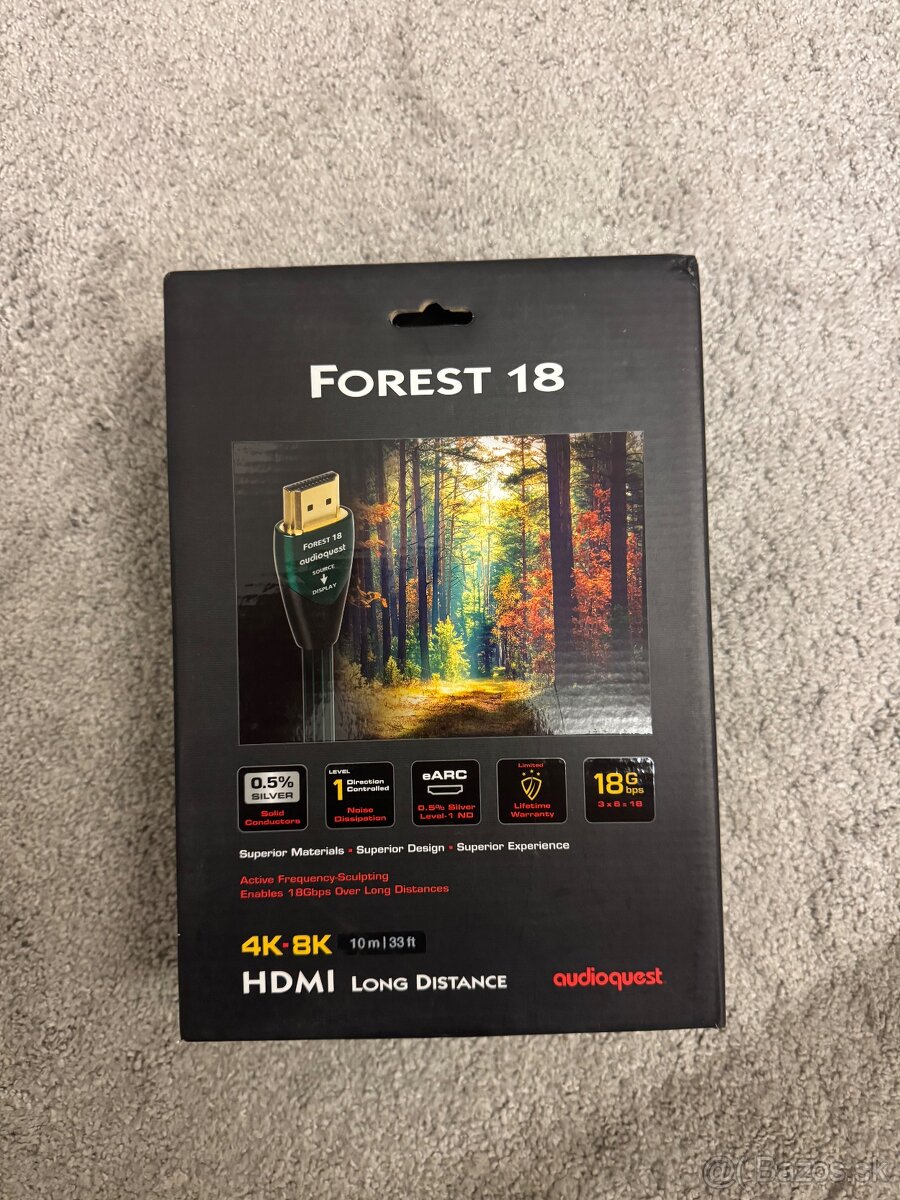 Audioquest Forest Active HDMI kabel 10m