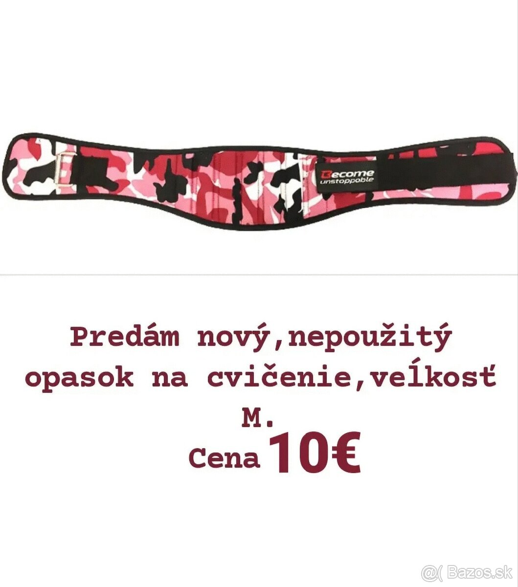 Opasok na cvičenie