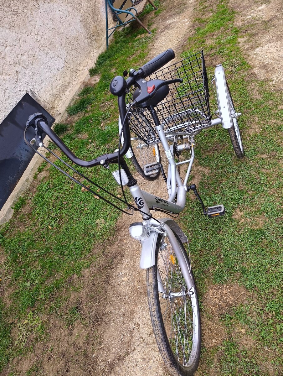 Trojkolesový bicykel nový