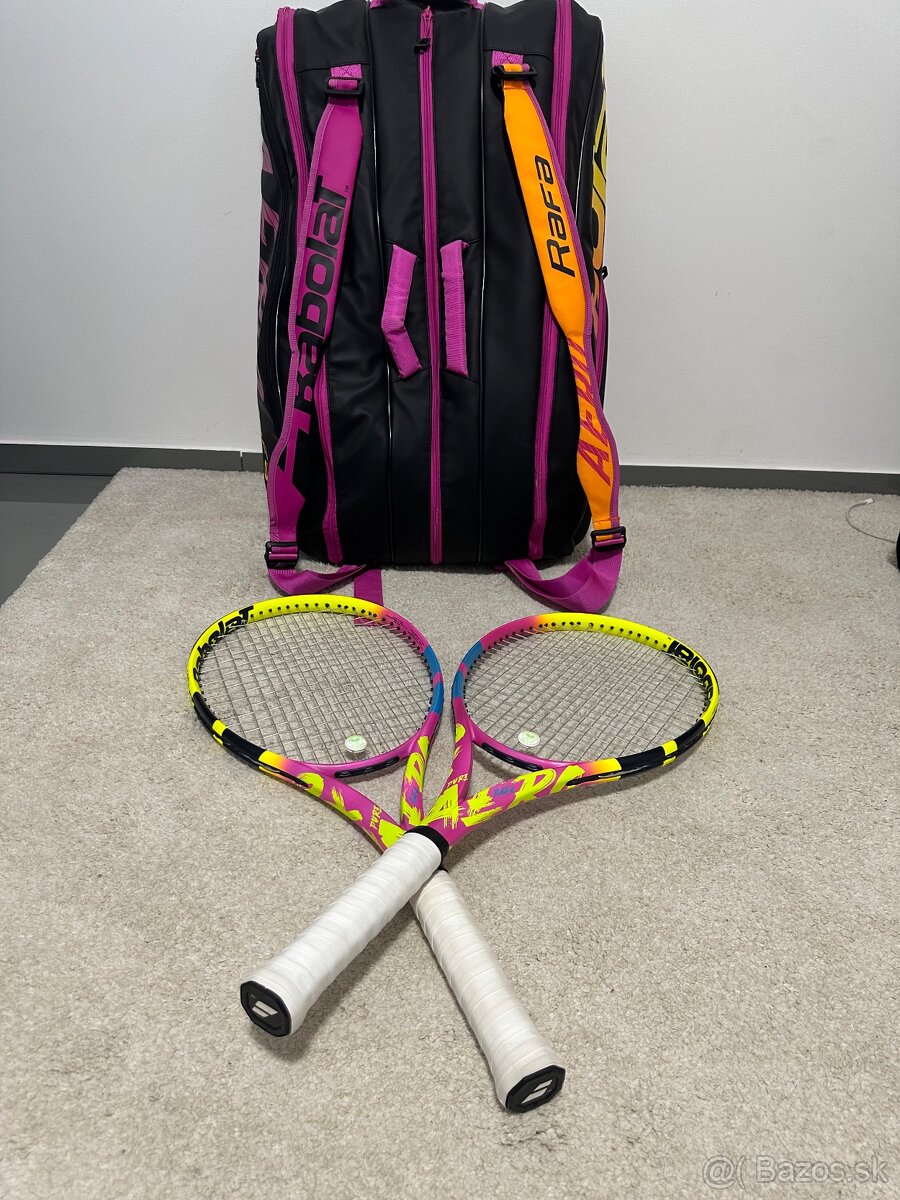 tenisové rakety Babolat Pure aero Rafa + bag