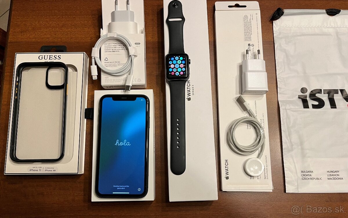 Iphone 11 128 GB + Apple Watch 3 42 mm „AKO NOVÉ“