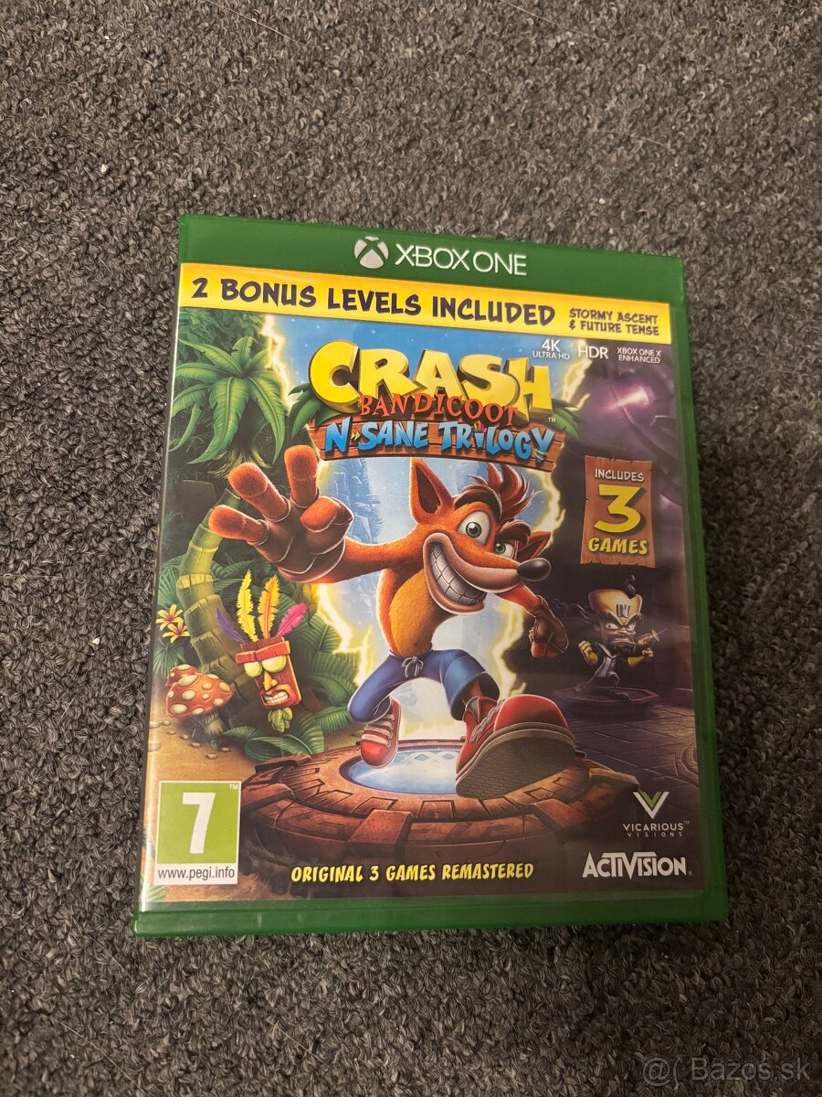 Crash bandicoot trilogy xbox