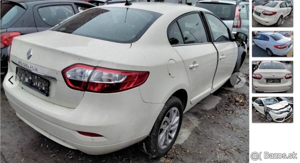 RENAULT FLUENCE 1.6 2015 predám prevodovku, motor H4MD7