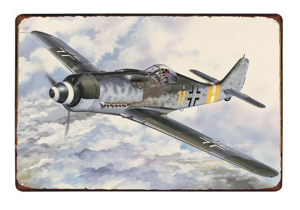 plechová cedule - Focke-Wulf Fw 190