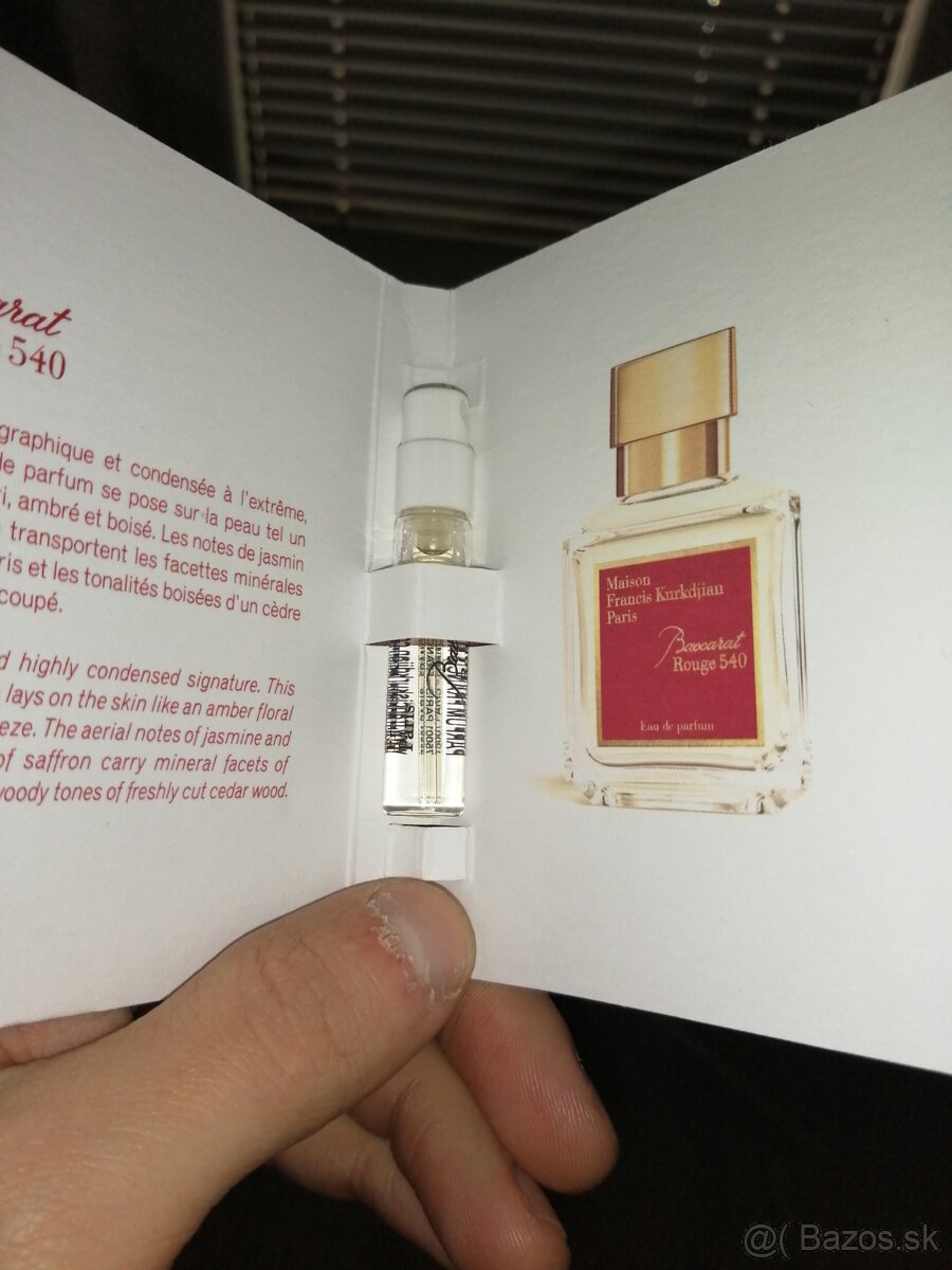 Parfum Maison Francis Kurkdjian baccarat rouge 540