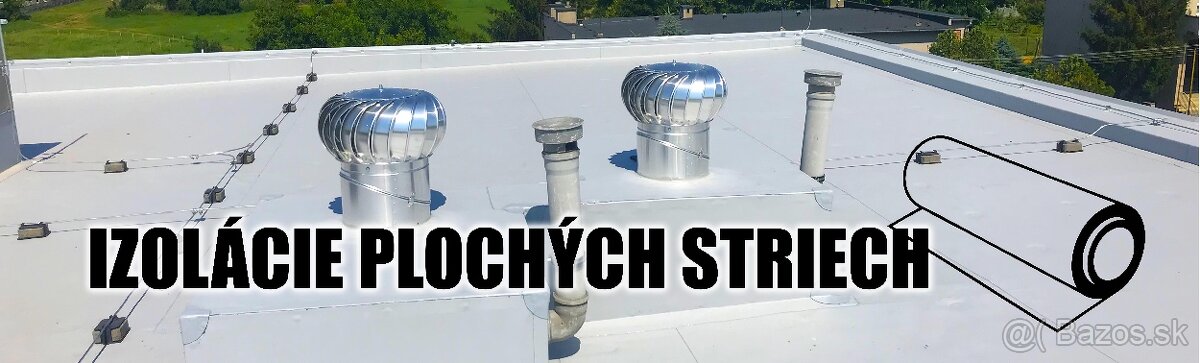 Hydro izolácie plochej strechy