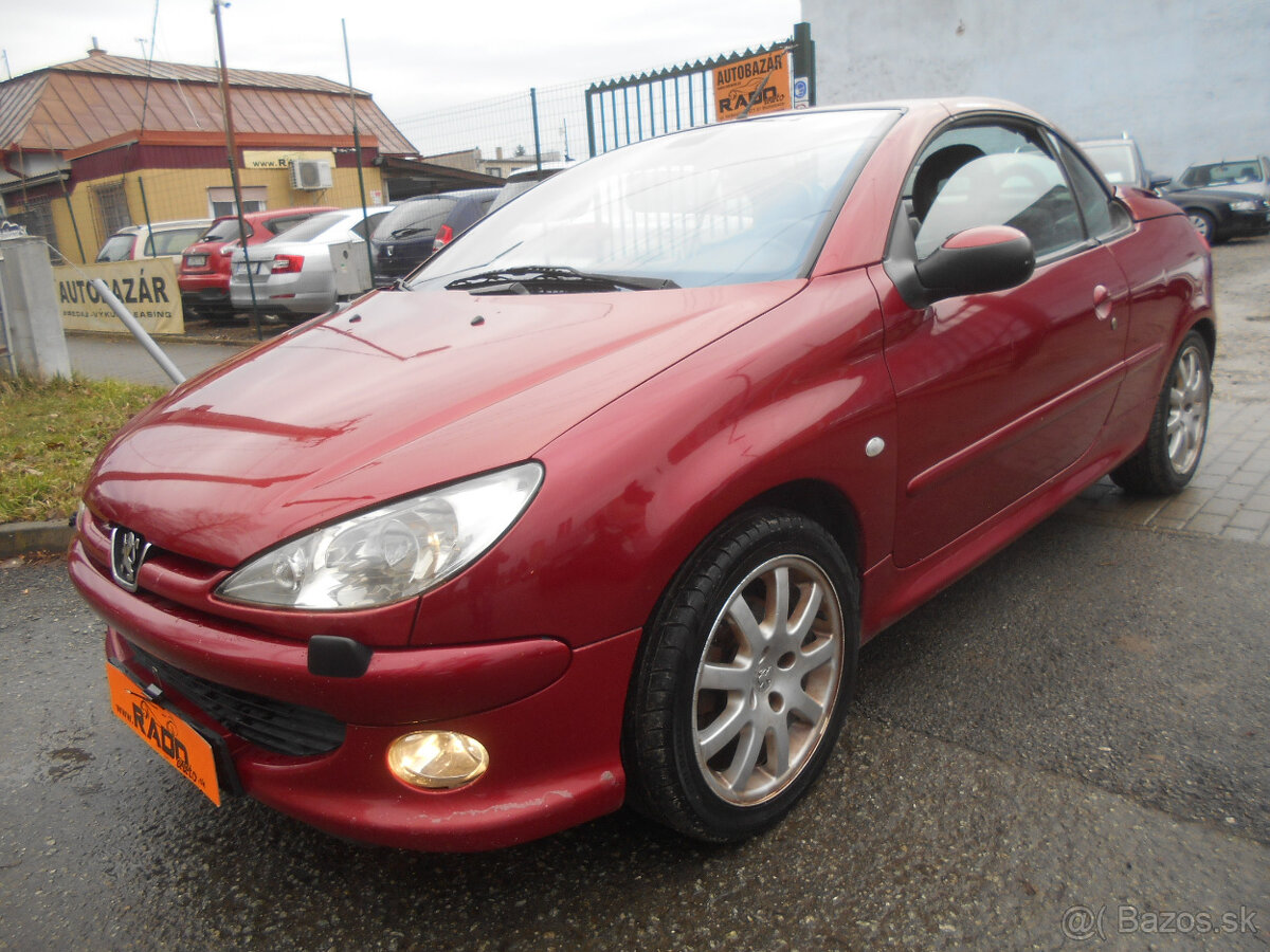 Peugeot 206 CC 2.0 16V Pack - AJ NA SPLÁTKY