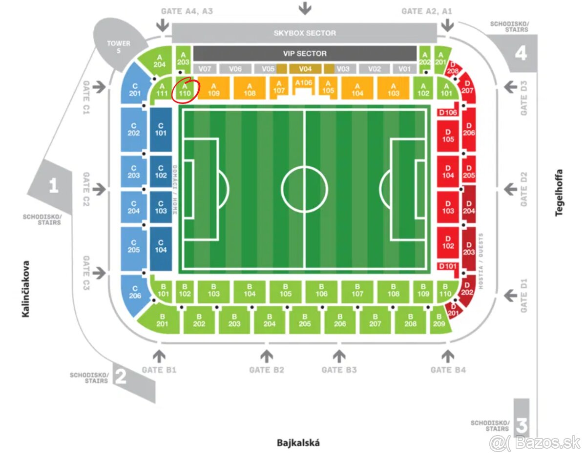 Liga Majstrov - Slovan Bratislava - A110