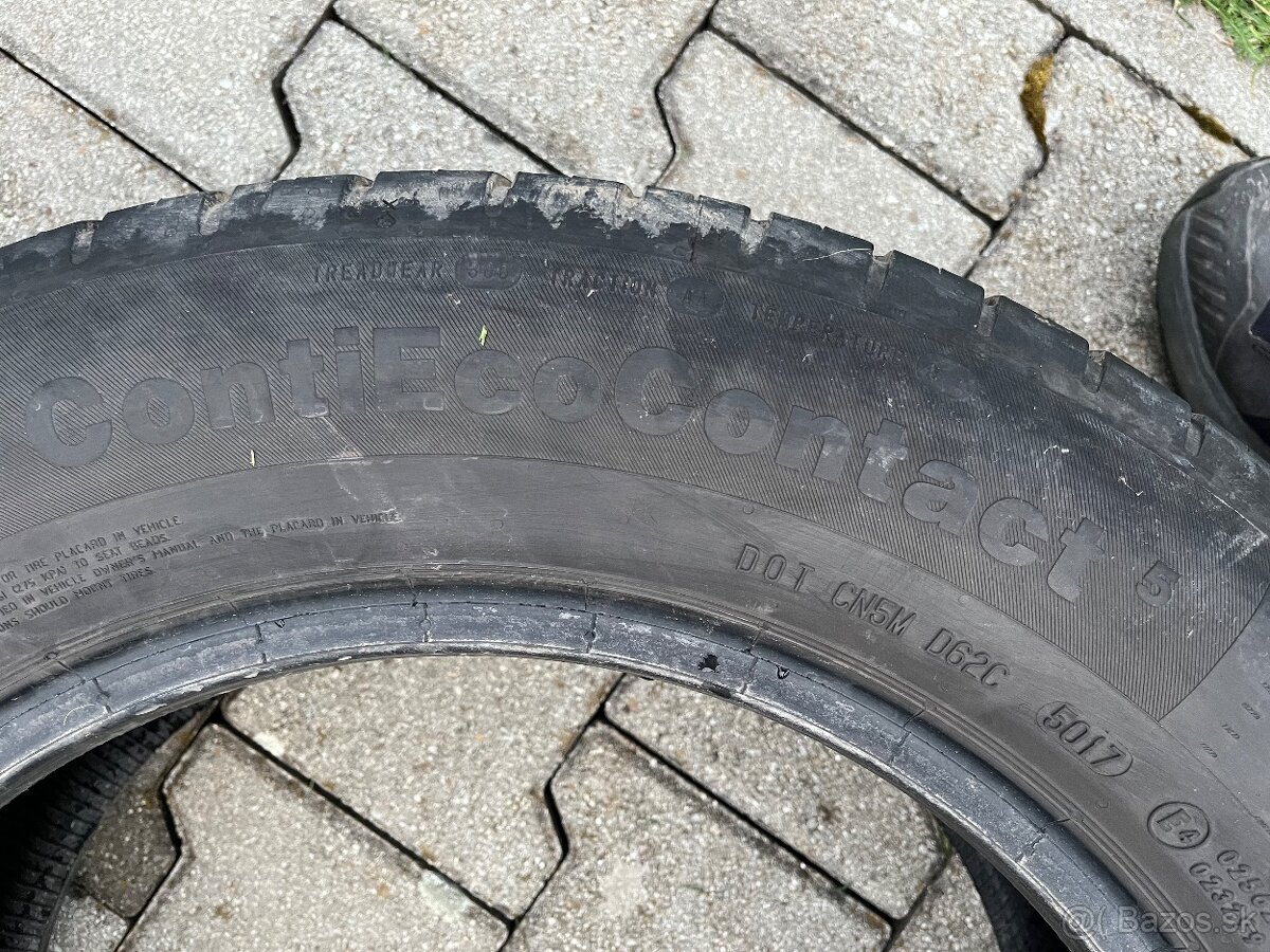 Predám letné pneumatiky 215/60 R16