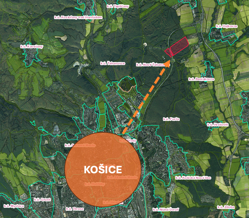 Košice – 2.120 m2 LESNÉ POZEMKY – Na Predaj