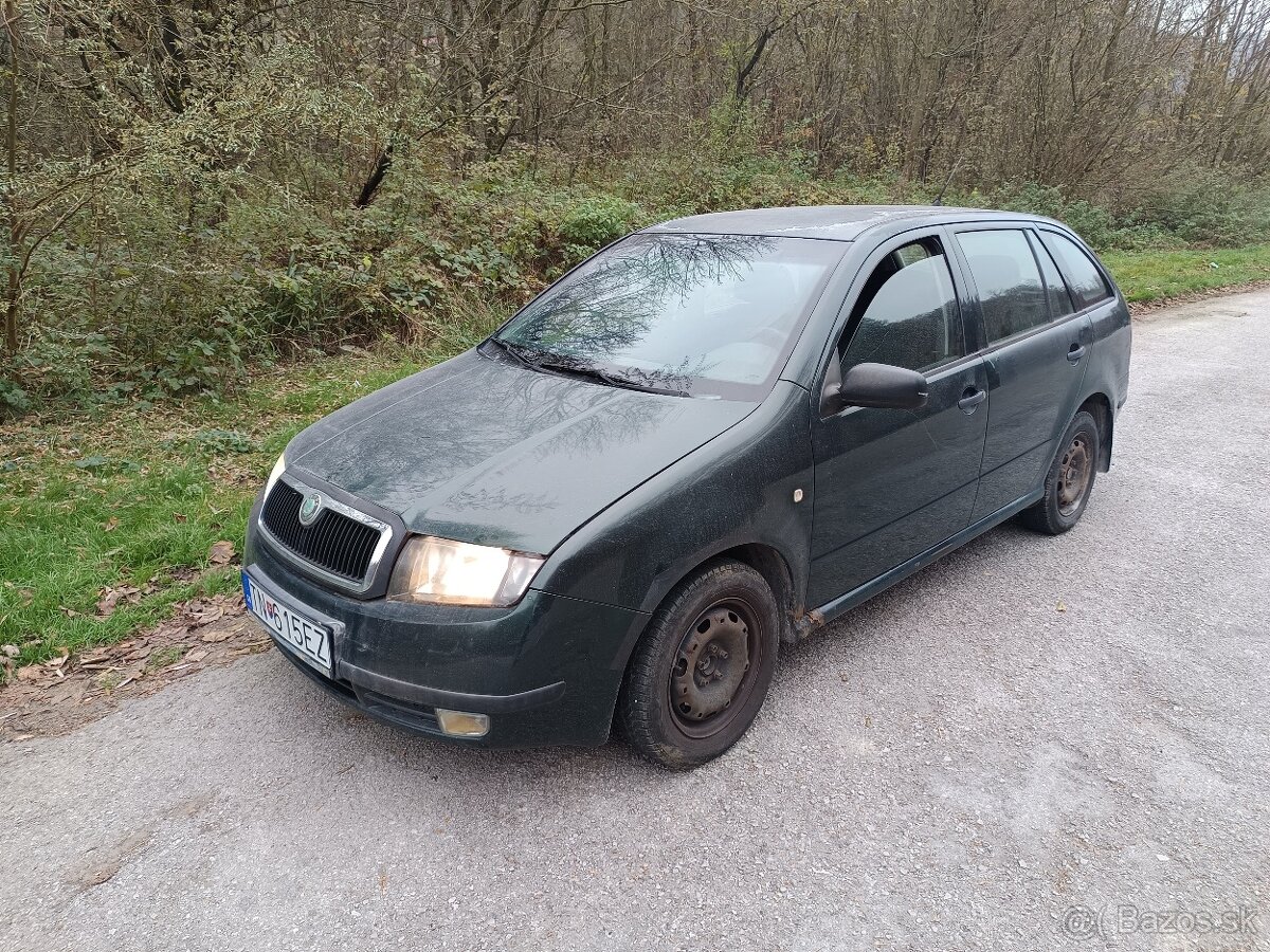 Rozpredám Fabia 1,motor 1.2htp 47kw