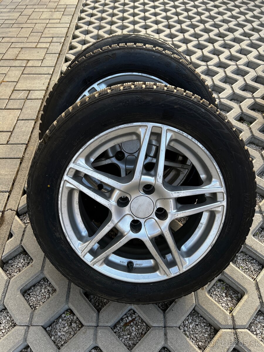 Disky R15 4x100 s pneumatikami 185/65 r15