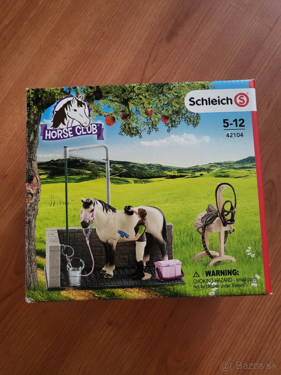 Schleich koník a umývarka