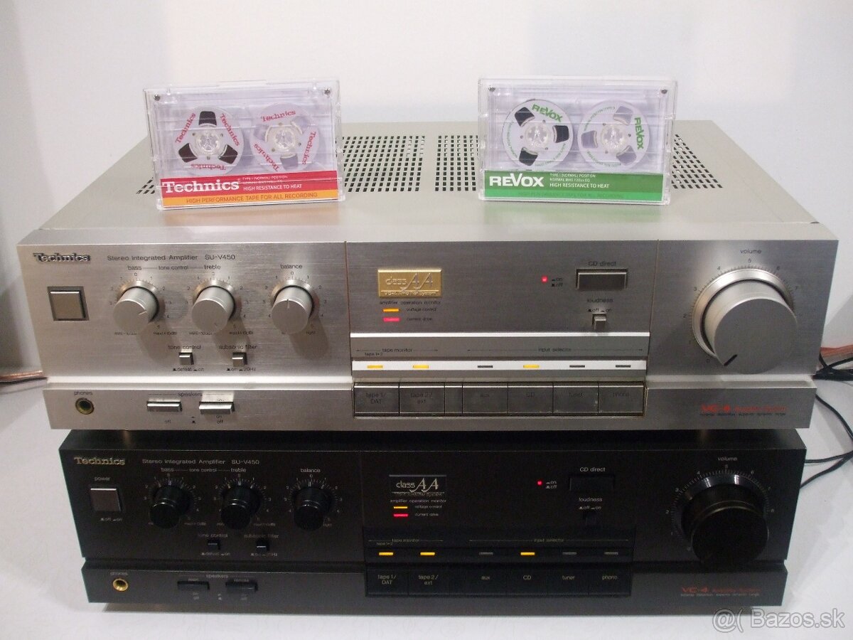 2x zosilnovac 450W TECHNICS spickova trieda Class AA, Japan