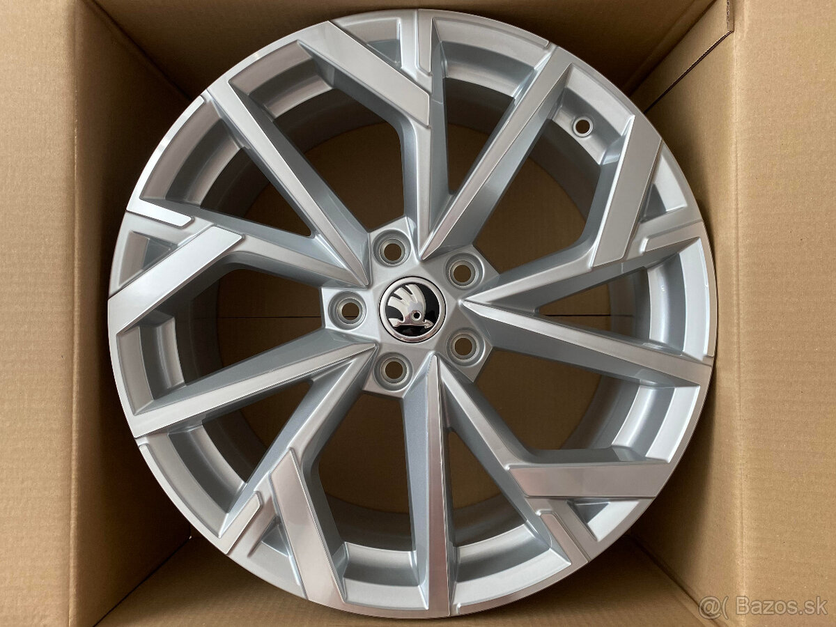 Avior Silver 5x112 R18 7,5Jx18 ET48 Octavia 4 NOVÉ