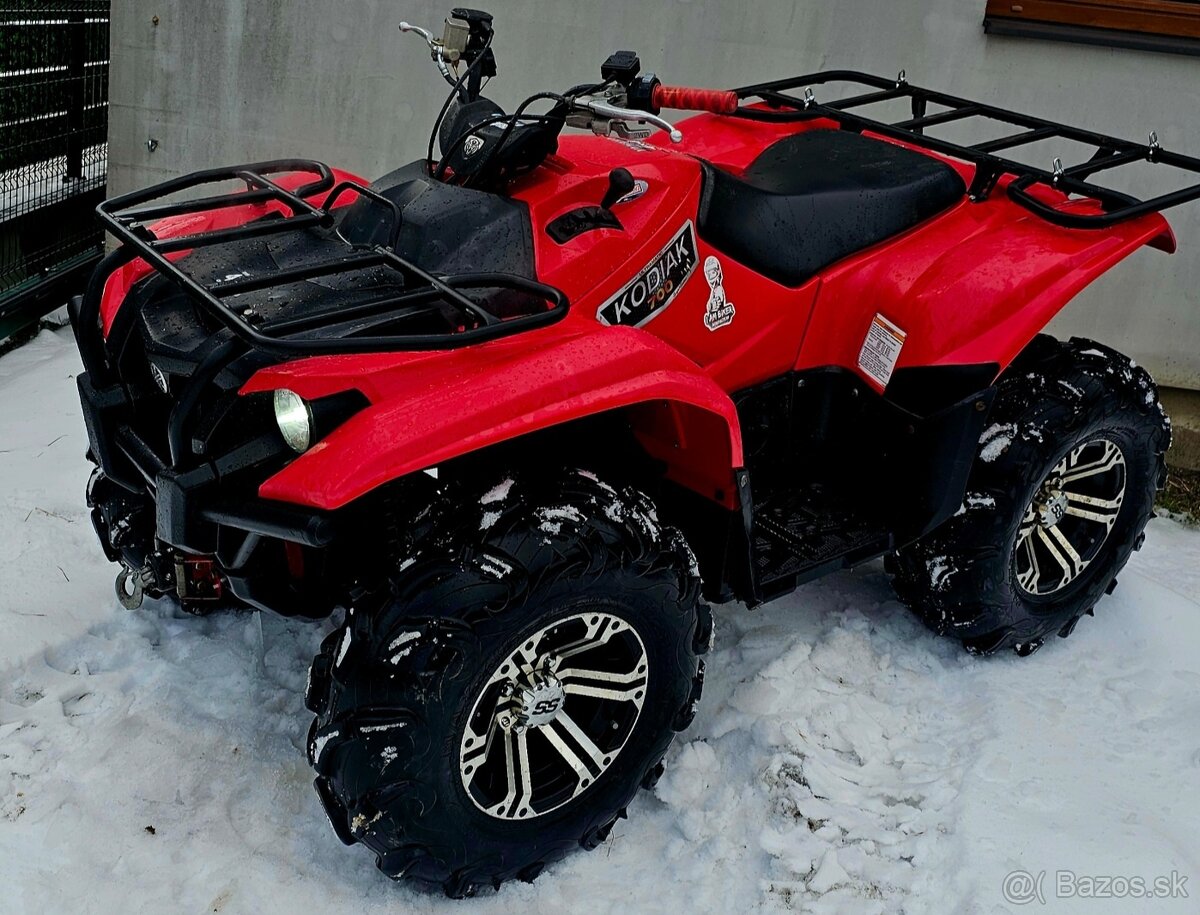 Rezervované Yamaha kodiak 700 aj vyklápacia vlečka