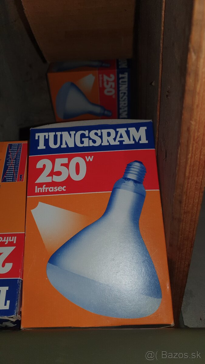 Infra žiarovky Tungsram 250 W