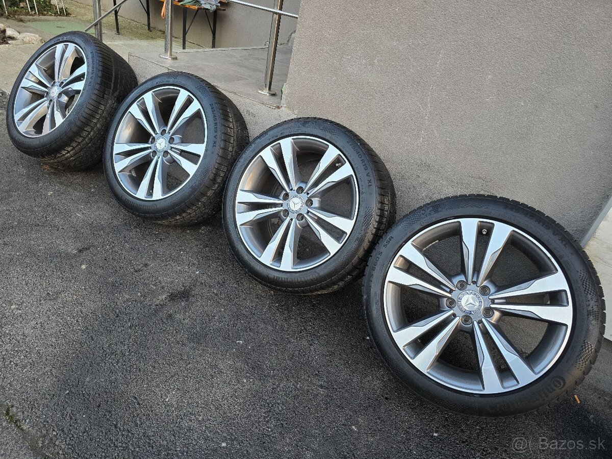 Zánovne zimne kolesa Mercedes S W222 dvojrozmer 5x112 r19