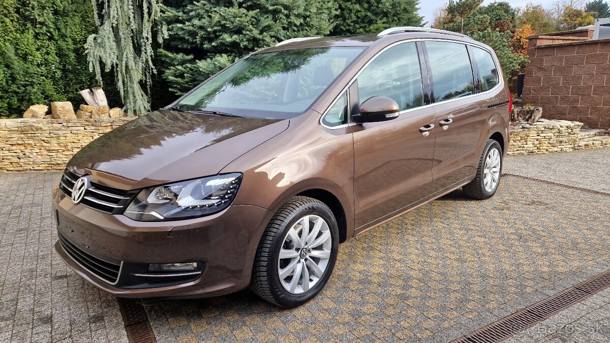 VW Sharan 2.0 TDI 4x4 Highline, xenóny