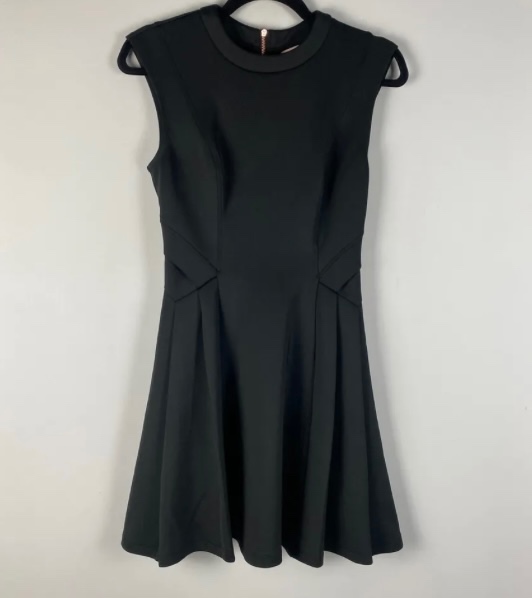 TED BAKER čierne elegantne šaty velkost 1 ( velkost S)