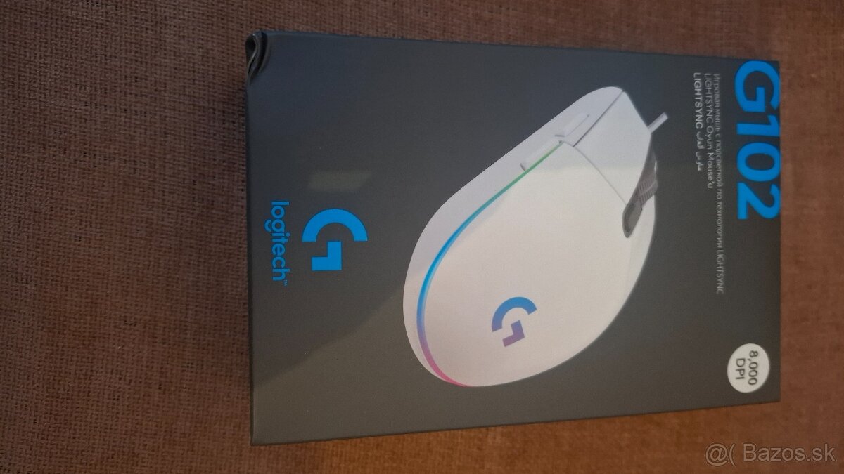 Predam novu mys Logitech G102 LightSync white