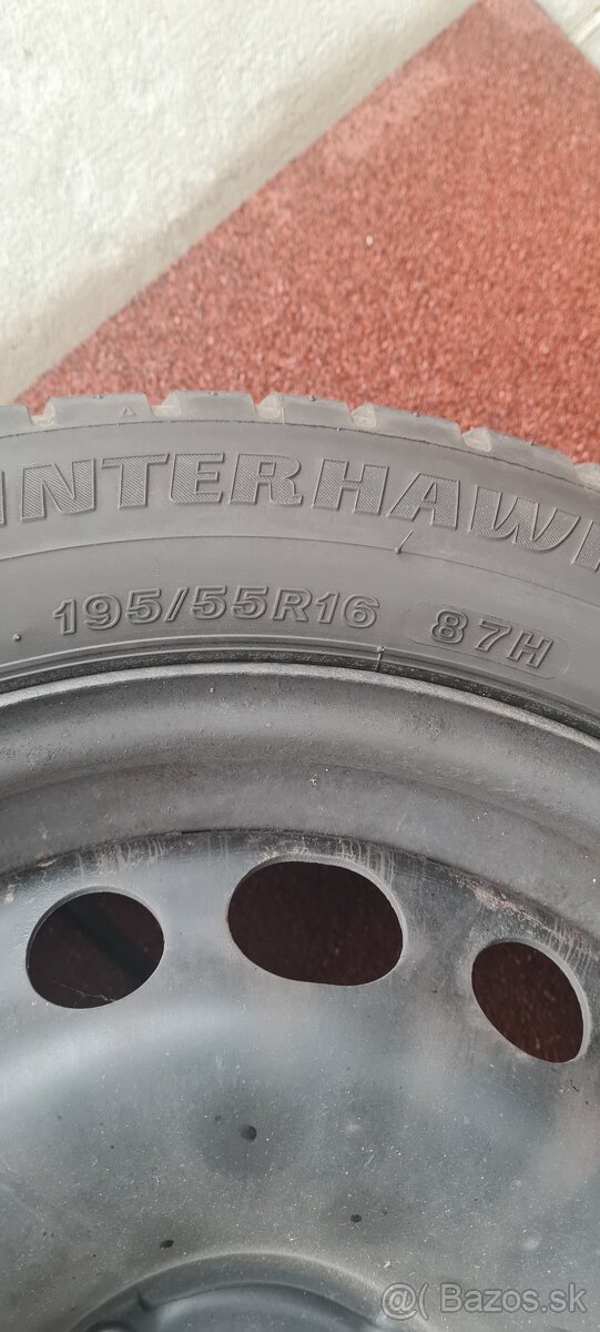 195/55R16 zimne pneumatiky s diskami