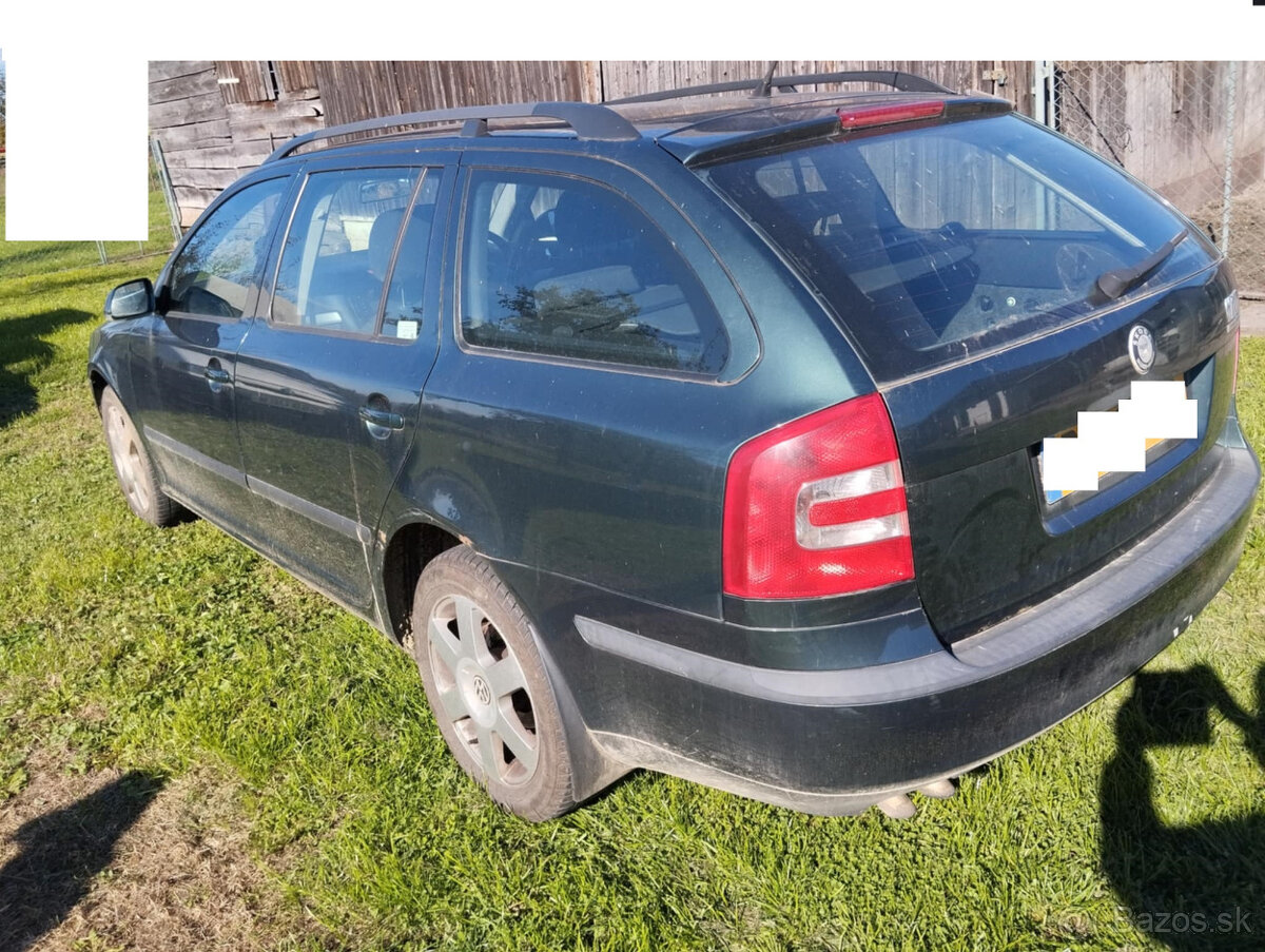 diely na škoda octavia 2 combi 1.9 tdi 77kw bxe 2008