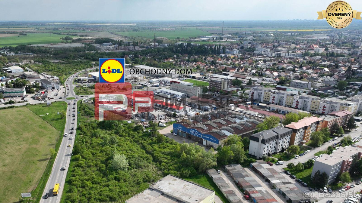 Predaj 6585 m2 stavebný pozemok priamo v Pezinku pri LIDL a 