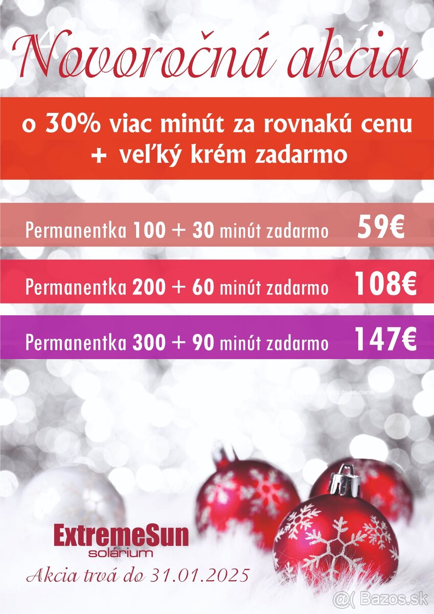 Recepčná do solária - ženy na invalidnom  nad 70%