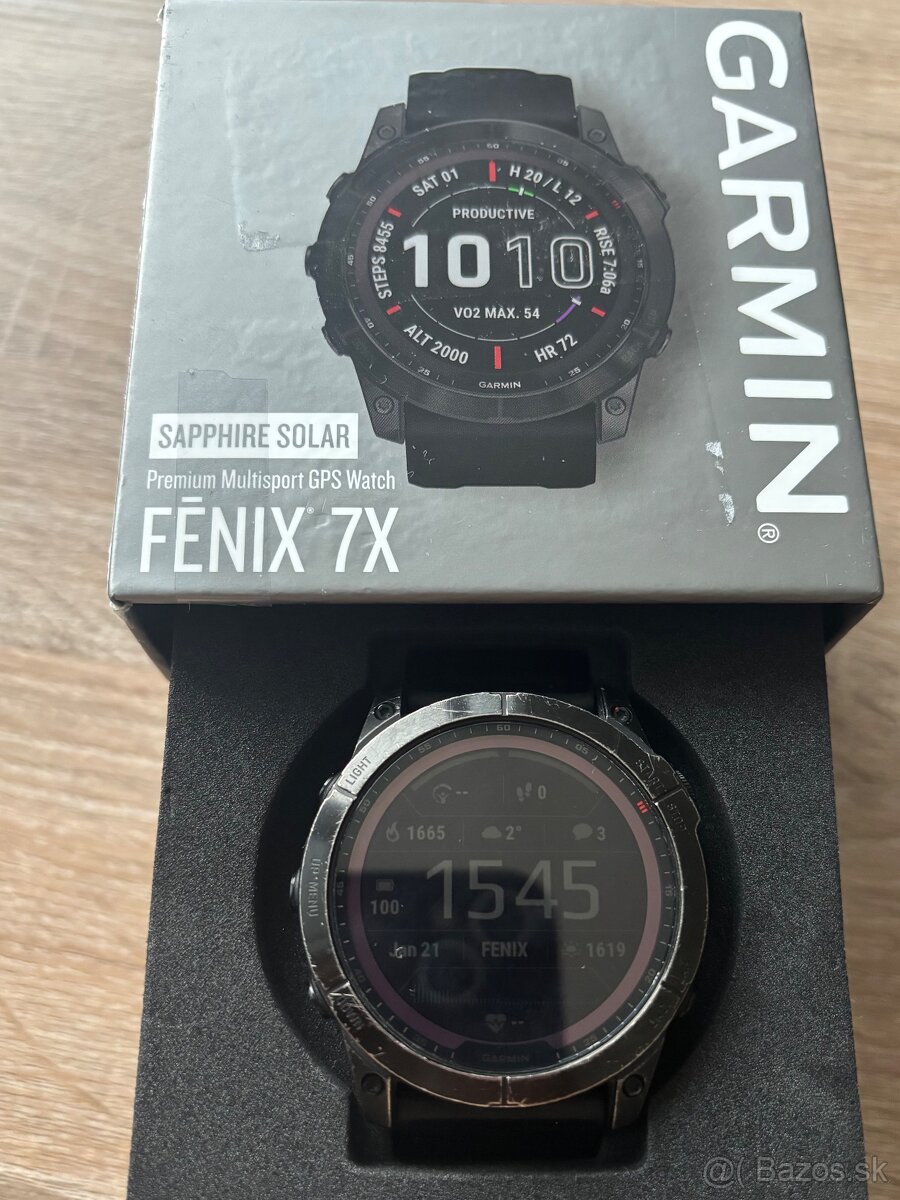 Garmin Fénix 7x sapphire solar