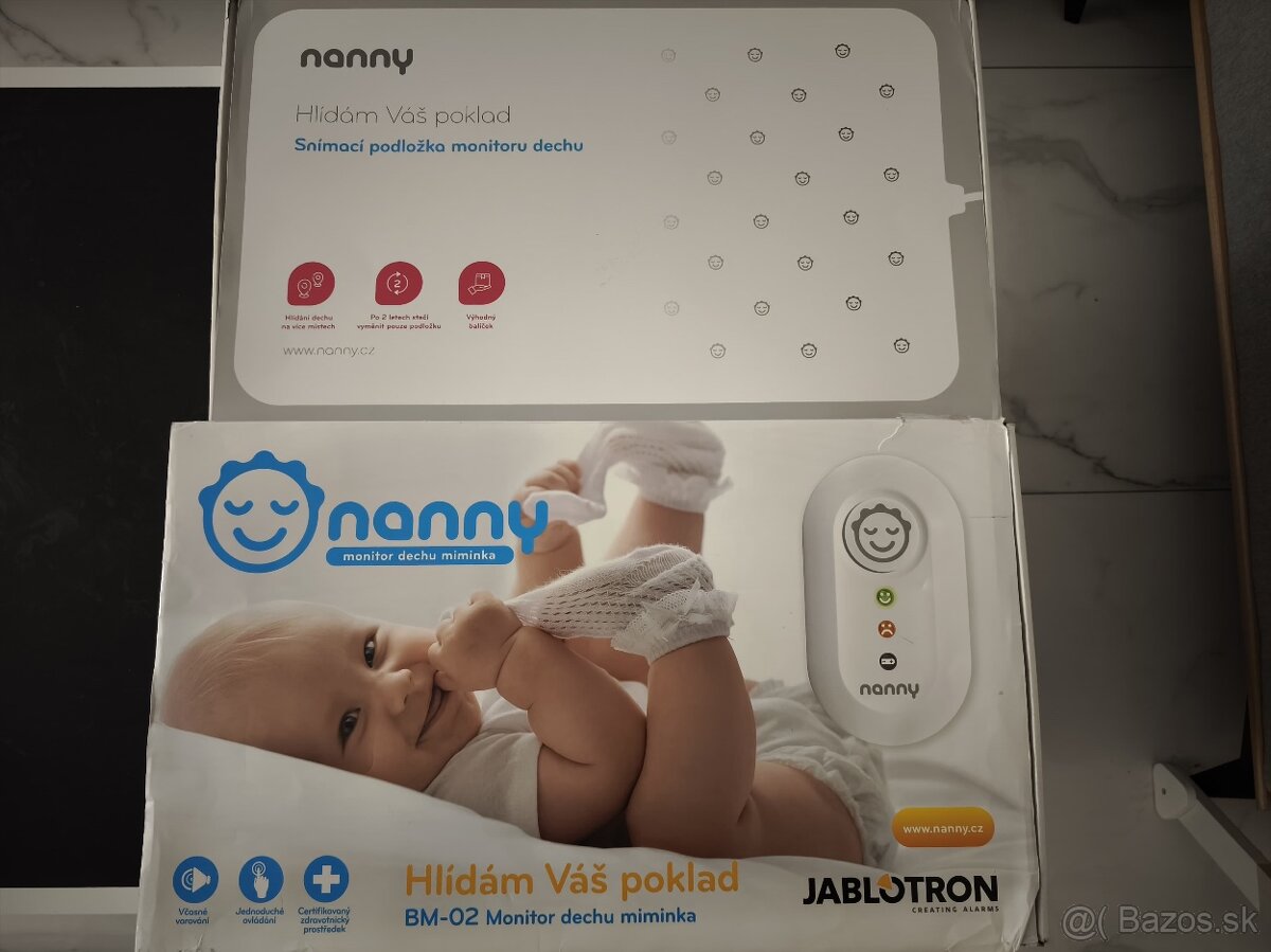 Nanny monitor dychu