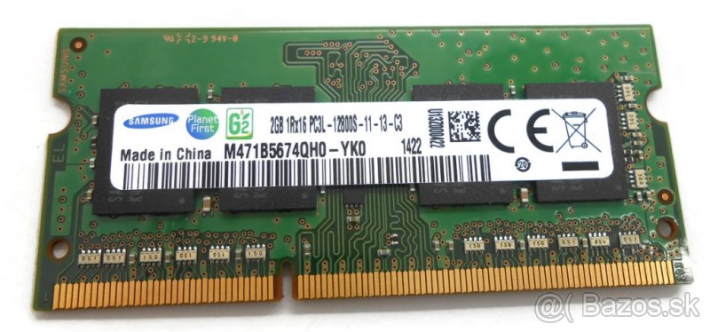 RAM 512MB DDR2 a RAM 2GB DDR3 obe su do NB