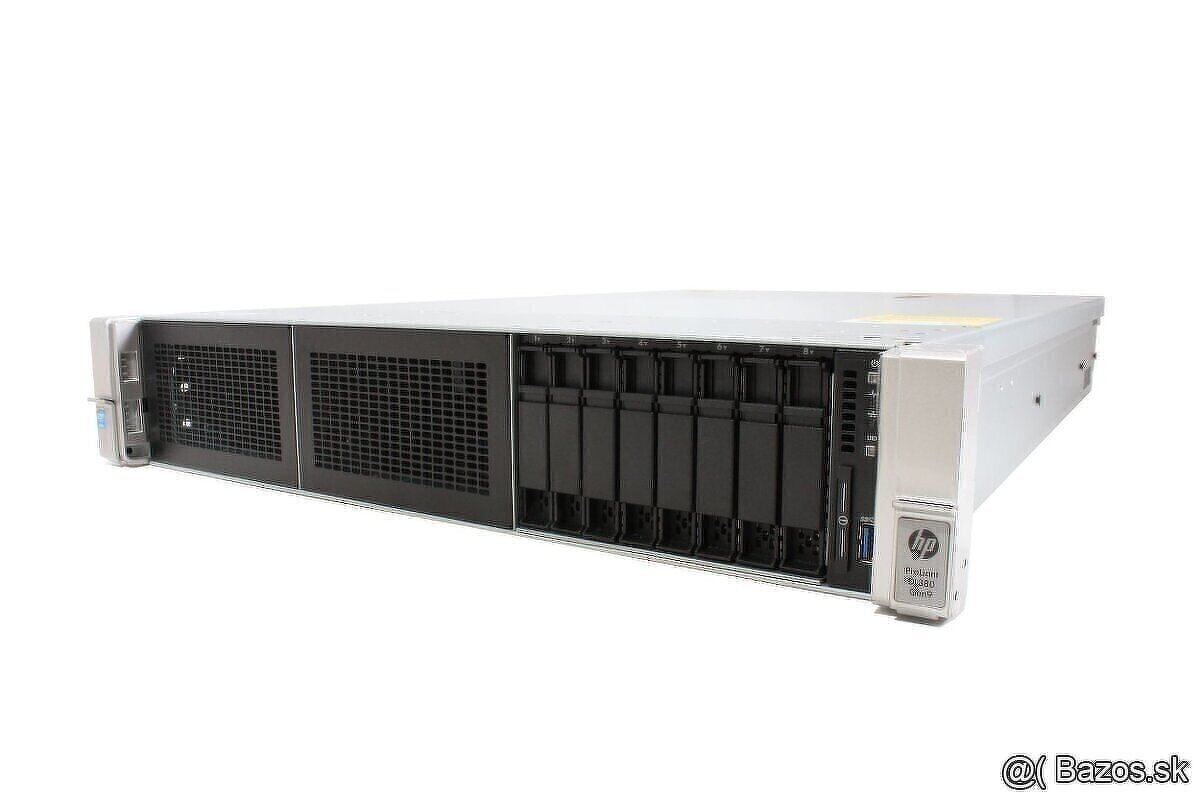 HP DL380 G9 - 2xE5-2690v3,256GB DDR4,8x900GB HDD SAS