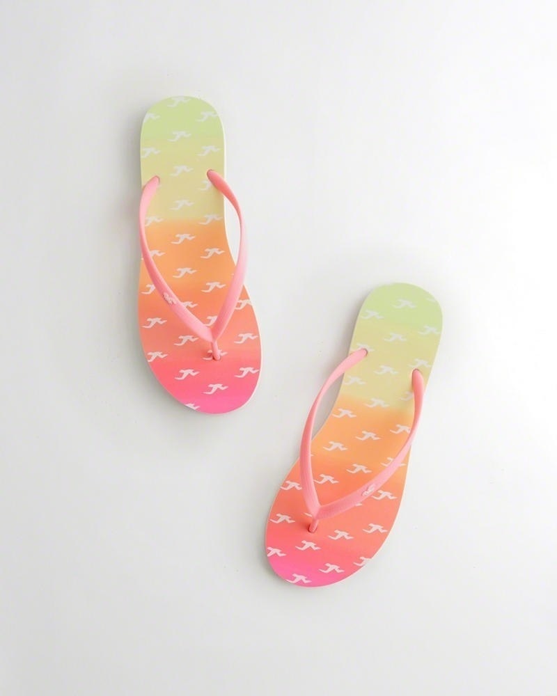 FLIP-FLOP šľapky HOLLISTER  veľ. S ombré