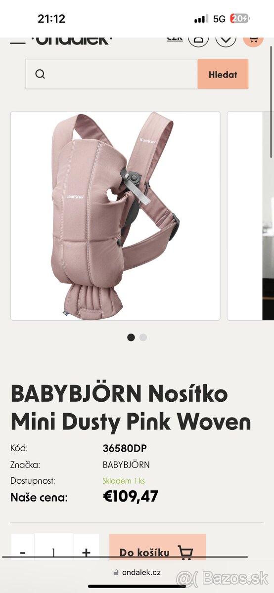 Babybjörn Nosič