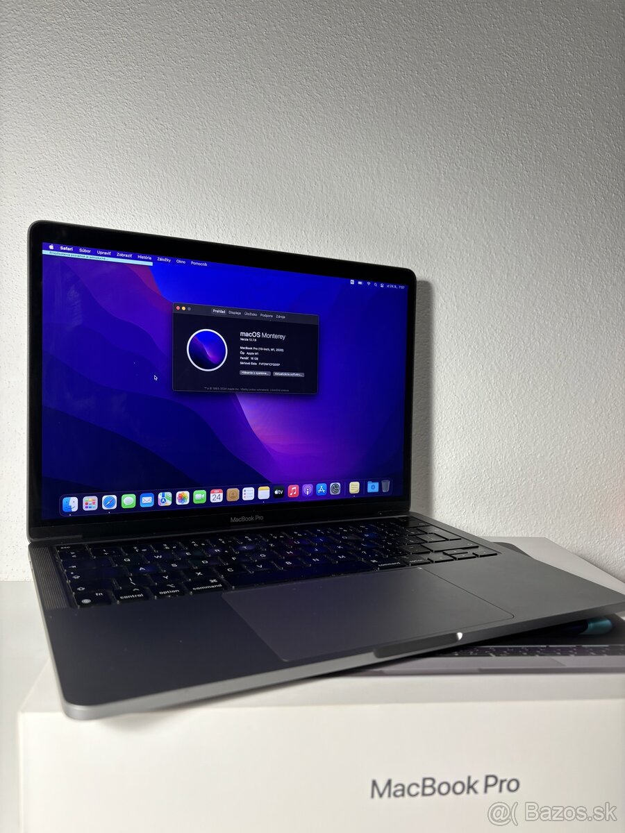 Predám MacBook Pro 13” -  M1, 512 GB, 16 GB RAM