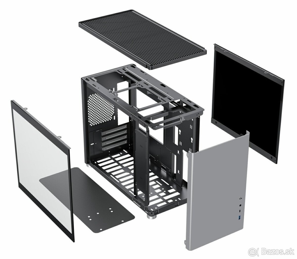 GameMax Spark Gray (Micro-ATX, DTX,Mini-ITX)